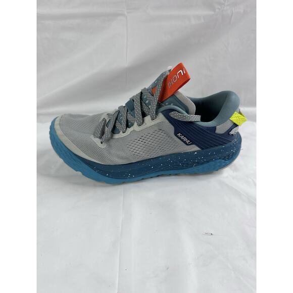 Karhu Ikoni Hiking Trail Running Shoes Comfort Size 8 Mirage Gray Deep Lagoon - Picture 6 of 10